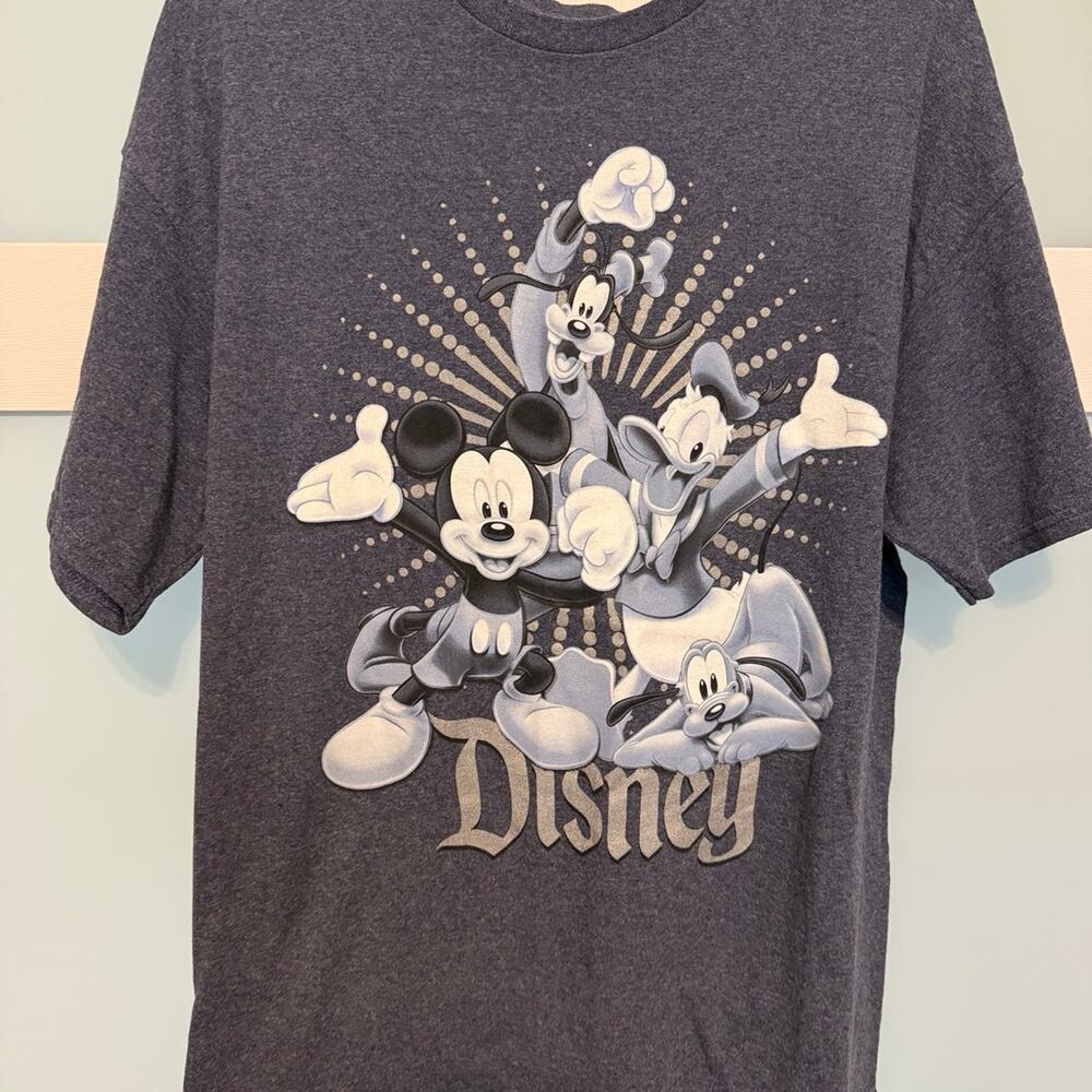 Disney Mickey & Friends Graphic T-Shirt Heather Navy XL